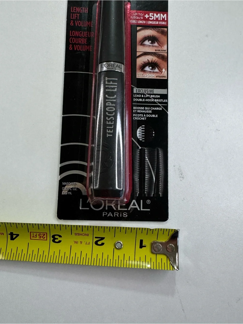 L'Oréal Telescopic Lift Mascara 992 Black Brown - Twin Pack